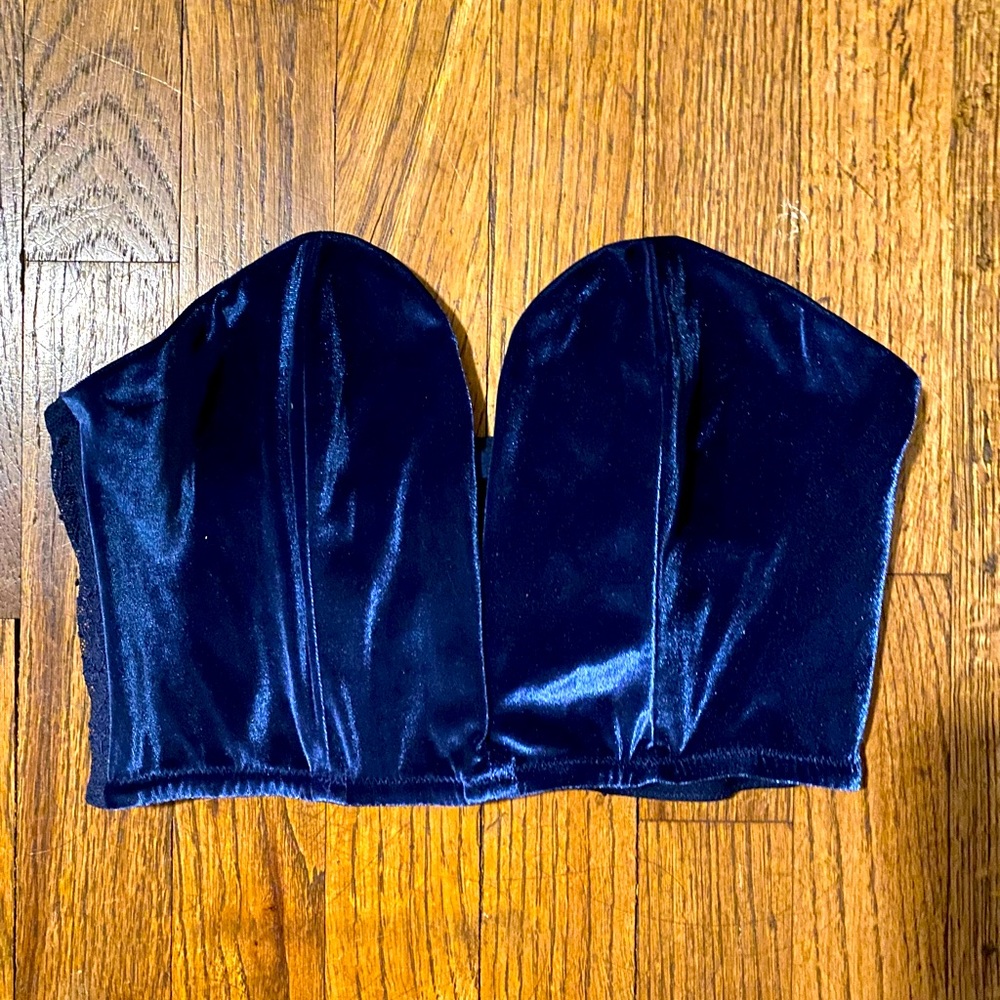 VS Blue Corset